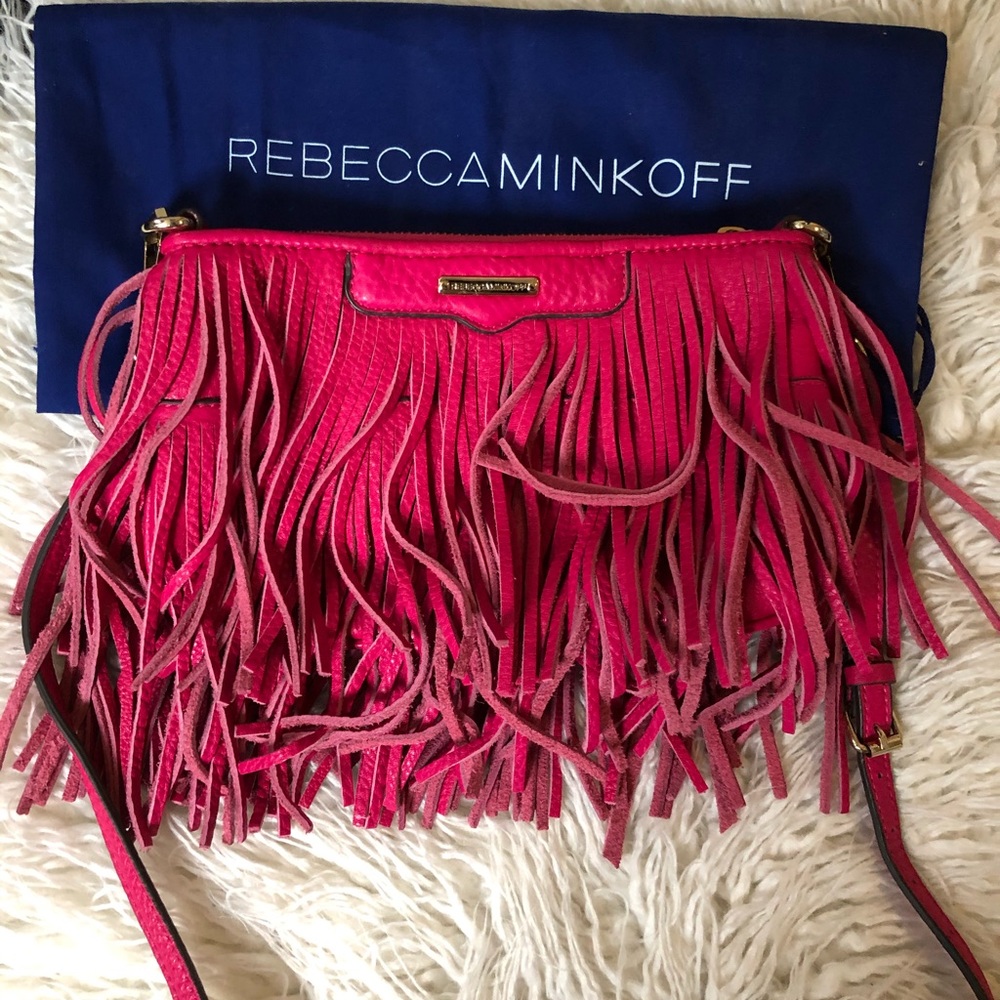 ‼️SOLD‼️Rebecca Minkoff Fringe Crossbody